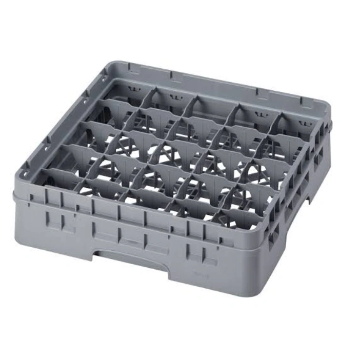 25 Compartment Glassrack 50cmx50cm Grey