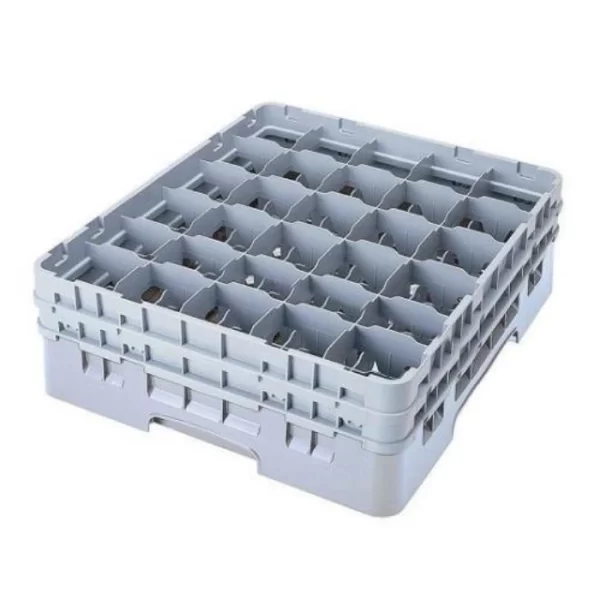 30 Compartment Glassrack 50cmx50cm Grey
