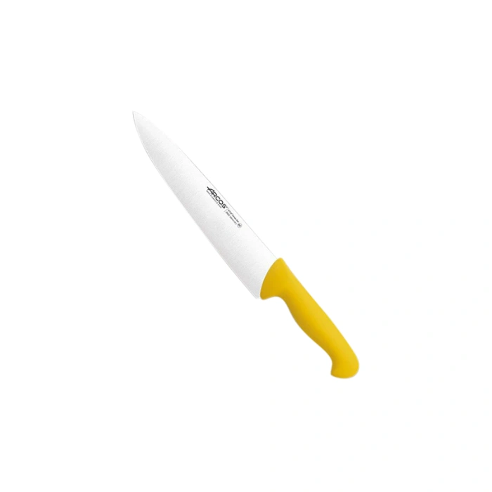 COOKS KNIFE YELLOW 250MM