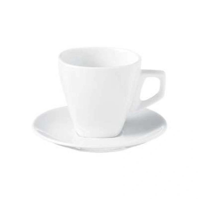 PRIMA - WHITE - CAPPUCCINO SAUCER - 15CM